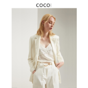 聚划算百亿补贴 COCOCOZI 193CP34 桑蚕丝 西装外套