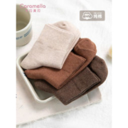 Caramella 纯棉纯色中筒长袜 3双