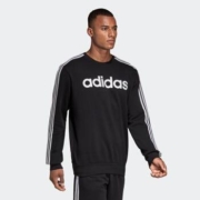 adidas 阿迪达斯 E 3S CREW FL 男装运动型格圆领套头卫衣 DQ3084