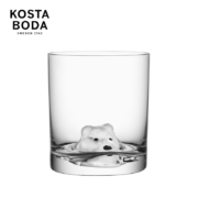 KOSTA BODA “新朋友”系列 可爱动物水晶玻璃杯 1只装
