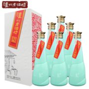 清冽甘爽！泸州老酒坊 典藏 52度浓香型白酒 500ml*6瓶装 赠泸州老酒坊V9