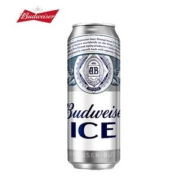 Budweiser/百威 冰啤 500ml*18听