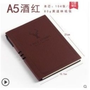深泰 PU面笔记本 A5/100张 4款可选