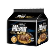 康师傅 黑胡椒牛排面 泡面 五连包 *2件