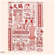 Kinbor 迪士尼90周年 A5皮面手帐本 火锅米奇