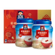 88VIP：QUAKER/桂格 即食燕麦片双罐礼盒装 1000克*2罐*2件