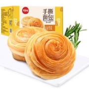 百草味 手撕面包 1000g整箱装 *2件