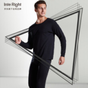 INTERIGHT X 全棉抗菌 JD98753 男士全棉保暖内衣套装