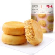 皮薄馅多！Be&Cheery 百草味 肉松饼 260g