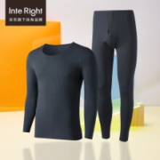 18点开始：INTERIGHT 双面磨绒 男士保暖内衣套装 *2件