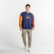 20日10点： PUMA 彪马 59556206 男款时尚拼接长袖卫衣