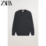 ZARA 07148361801 男装美丽诺羊毛针织衫
