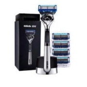 Gillette 吉列 手动剃须刀引力盒套装 赠须泡210g+洁面80g