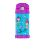 Thermos Funtainer 儿童不锈钢水杯  350ml 小美人鱼图案
