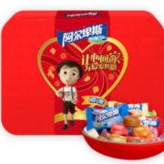 限地区！ Alpenliebe 阿尔卑斯 新年糖果红听 500g