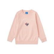 SKECHERS斯凯奇 女童针织套头卫衣