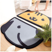 DeXi 得喜 家用卡通半圆进门垫 50*80cm