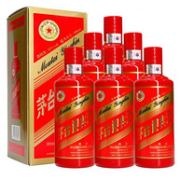 部分地区：茅台 迎宾酒 迎宾中国红 53度白酒 500mlx6瓶