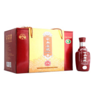 古越龙山 绍兴黄酒花雕糯米酒 中央库藏八年半干型 370ml*6瓶 整箱装 *2件