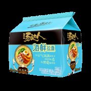 聚划算百亿补贴：统一汤达人海鲜拉面五合一113g*5袋