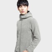 保暖舒适！lativ 诚衣 43447 男士摇粒绒外套