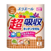 湿水不易破！elleair 大王爱璐儿 厨房用纸 50节*2卷
