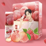 聚划算百亿补贴：蒙牛真果粒 白桃+树莓礼盒装 240g*10盒