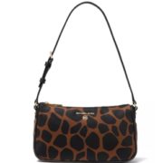 Michael Kors Jet Set Charm 女士中号动物纹腋下包 两色