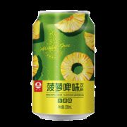 聚划算百亿补贴：珠江啤酒 菠萝啤味饮料 330mL*12听 整箱