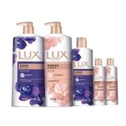 LUX 力士 精油香氛沐浴露套装 （幽莲魅肤1kg+幽莲魅肤350g+桃花浅香1kg+桃花浅香100g*2）