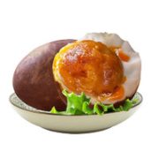 Q弹嫩滑！岛蛋王 烤海咸鸭蛋 50g*10枚