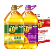 88VIP： 福临门 玉米油 3.68L+葵花籽油 3.68L *2件
