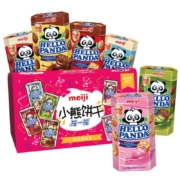 京东PLUS会员：明治(Meiji) 小熊饼干大礼包 6盒装 *4件