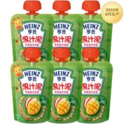 营养均衡！Heinz 亨氏 婴儿水果泥 120g *6包装