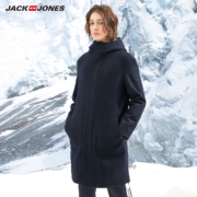 24日0点：JackJones 杰克琼斯 218427527 中长款毛呢大衣