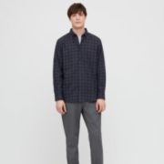 UNIQLO 优衣库 431184 男装法兰绒格子衬衫