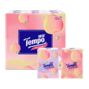 Tempo 得宝 甜心桃味 手帕纸 4层*7张*12包（210mm*210mm） *2件