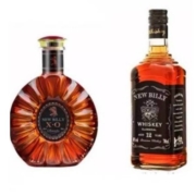 纽铂利 洋酒威士忌、xo 500ml+700ml 套装