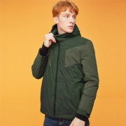 GIORDANO 佐丹奴 01079745 男士撞色拼接连帽外套