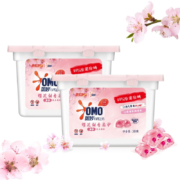 限地区：OMO 奥妙 樱花柔护 洗衣凝珠 50颗*2盒 +凑单品