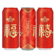 青岛啤酒  福禧双至 500ml*12听