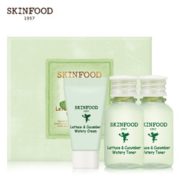 3日10点、黑卡会员！SKINFOOD思亲肤 莴苣黄瓜沁润水乳面霜套盒（水20ml+乳20ml+霜10ml） 9.9元