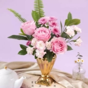 plus会员：花点时间  恋爱心事 康乃馨花束