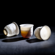 xigu 熹谷 白瓷 功夫茶具 清明上河图杯