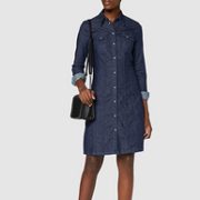 XS码，G-Star RAW Tacoma 女士修身牛仔连衣裙D19302
