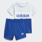 adidas 阿迪达斯 CB SET GD6171 男童短袖运动套装