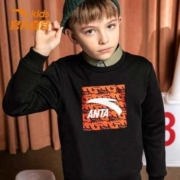 聚划算百亿补贴：安踏 童装男童加绒卫衣