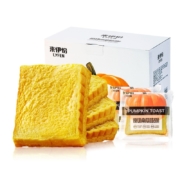 PLUS会员： 来伊份 南瓜吐司面包750g*3件+凑单品
