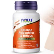 80亿益生菌粉 ！NOW Foods 诺奥  调理肠胃肠道便秘 60粒