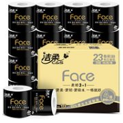 洁柔 黑Face 卷纸 加厚4层 180gx23卷x4件